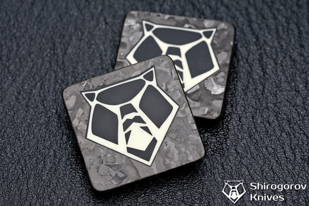 Shirogorov, Patch, Shirogorov logo, carbon