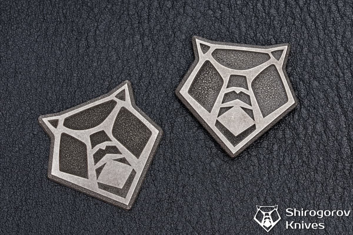 Shirogorov, Patch, Shirogorov logo, titanium