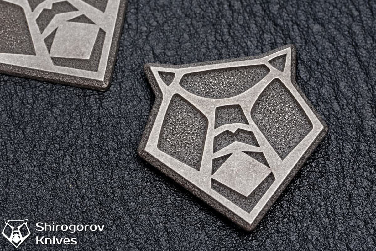 Shirogorov, Patch, Shirogorov logo, titanium