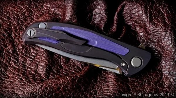Shirogorov, F95 G10 Purple inlay